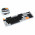 Teclado Semi Mecânico Gamer Rise Mode G1, RGB Rainbow, USB, Preto e Cinza - RM-TG-01-BG