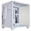 Gabinete Gamer K-Mex Aquário Micro White, CG-W830, Lateral e Frontal em Vidro, Sem Fan, Branco - CGW830RH002CBOX