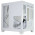 Gabinete Gamer K-Mex Aquário Micro White, CG-W830, Lateral e Frontal em Vidro, Sem Fan, Branco - CGW830RH002CBOX