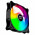 Cooler FAN GT Gamer Rainbow 120mm, Preto - 65391