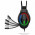 Headset Gamer K-Mex AR99, USB, RGB, Drivers 50mm, Com Adptador P2 Para P3, Preto - AR9935SS21PPB1X
