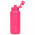 Garrafa Térmica Goldentec GT Colors ES 3 Inox 1L, Com Tampa, Bico e Base Emborrachado, Rosa - 60002