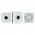 Kit Exaustores 3 Fans K-Mex ARGB AAUW, Controle Remoto, Sem Fita, Branco - AAUWK136ABVAB0X