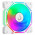 Cooler FAN Rise Mode Hex Turbine PWM, 12cm, Led ARGB, Branco - RM-H-ARGB-TOR-W