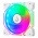 Cooler FAN Rise Mode Hex Turbine PWM, 12cm, Led ARGB, Branco - RM-H-ARGB-TOR-W
