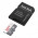 Cartão de Memória Micro SD 256GB Sandisk, Classe 10 Com Adaptador - SDSQUNR-256G-GN6TA