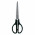 Tesoura Multiuso 17cm Bazze, UND, Aço Inox, Preto - B7201
