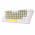 Teclado Mecânico Gamer Redragon Lakshmi, RAINBOW, Switch Brown, ABNT 2, Branco - K606-YL GY WT (PT-BROWN)