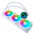 Water Cooler Gamer Rise Mode Frost Pro, ARGB, Intel e AMD, 360mm, Branco - RM-WCF-07-ARGB
