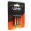 Pilhas AAA Vinik, Com 4 Pilhas 1.5V, Preto - VP3AB4A