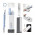 Kit De Escova Para Limpeza De Teclado 8 em 1, Extrator de Chave, Branco - RYP-801