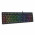 Teclado Gamer Redragon Netherbane, Rainbow, Membrana, ABNT2, Preto - K521-R PT