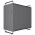 Gabinete Gamer Bluecase Tiny, mATX, Lateral Vidro, USB 3.0, Sem Fan, Sem Fonte, Cinza - BG-056G
