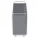 Gabinete Gamer Bluecase Tiny PRO, mATX, Lateral Vidro, USB 3.0, 5 Fans, Sem Fonte, Cinza - BG-056G TINY PRO