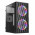 Gabinete Gamer Bluecase Hive, mATX, Lateral Vidro, USB 3.0, 2x Fan, Sem Fonte, Preto - BG-057