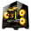 Gabinete Gamer Bluecase Soul Pro, mATX, Lateral Vidro, USB 3.0, 3x Fan, Sem Fonte, Preto - BG-052