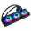 Water Cooler Gamer Rise Mode Black, ARGB Rainbow, 360mm, AMD e Intel, Preto - RM-WCB-03-RBW