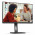 Monitor Pivot 23,8” LED AOC, Widescreen 100Mhz, USB, Vesa, Com Ajuste De Altura, VGA, HDMI, DP, Preto - 24E3UF