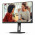 Monitor Pivot 23,8” LED AOC, Widescreen 100Mhz, USB, Vesa, Com Ajuste De Altura, VGA, HDMI, DP, Preto - 24E3UF