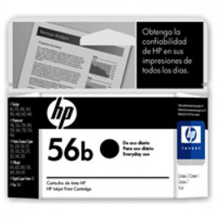 CARTUCHO HP 56B EVERY DAY C6656BB PRETO - HP
