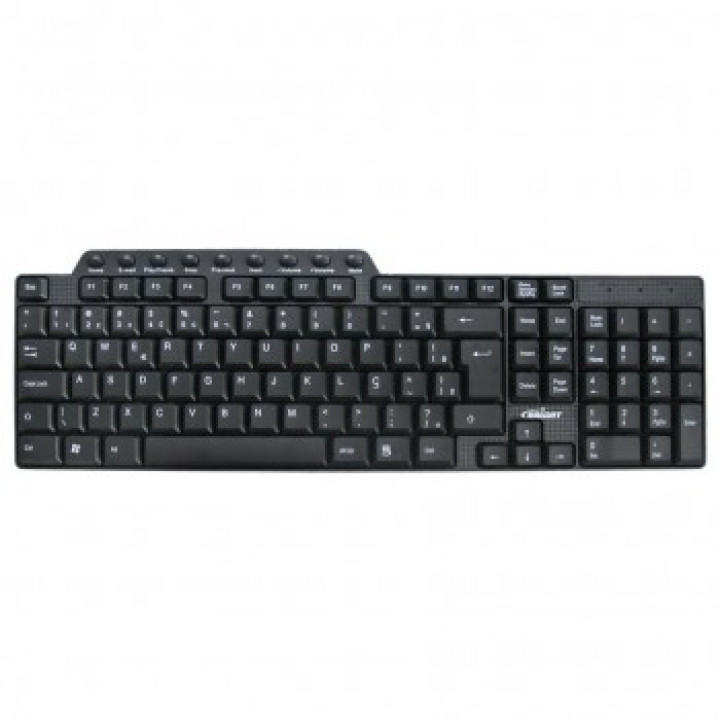 Teclado Bright, Multimídia, USB - 0132