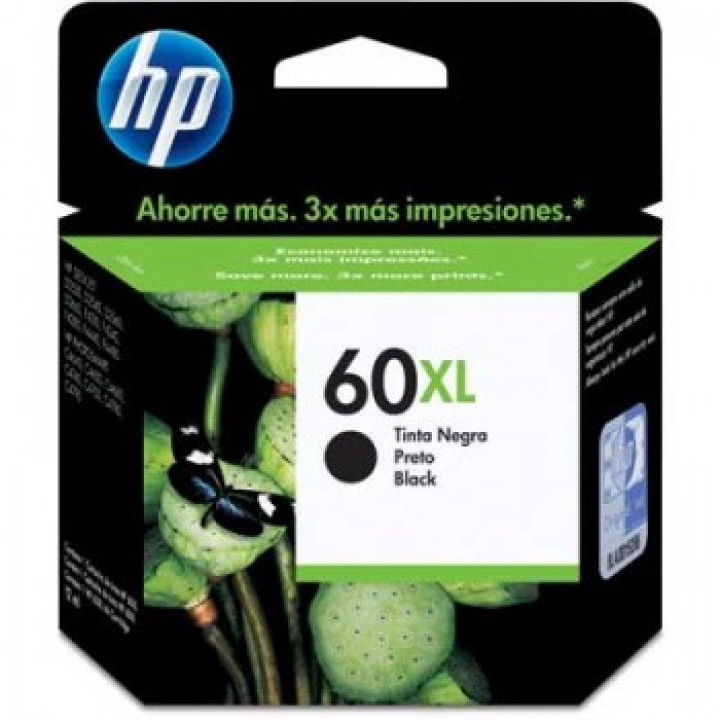 Cartucho HP 60XL Preto - CC641WB