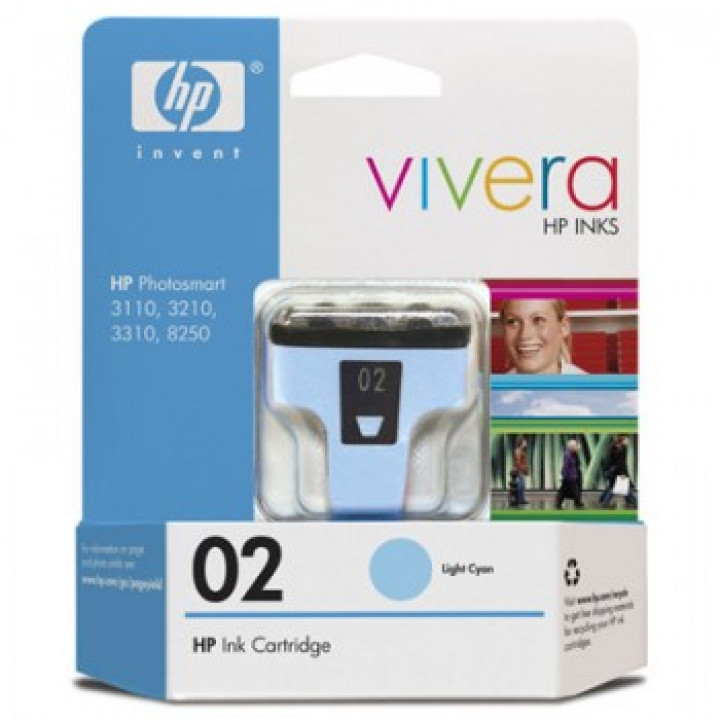 CARTUCHO HP 02 C8774WL CIANO CLARO - HP
