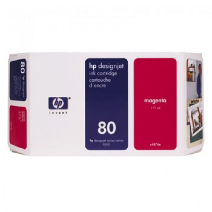 CARTUCHO HP 80 C4874A MAGENTA - HP