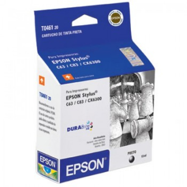 CARTUCHO EPSON T046120BL PRETO - EPSON
