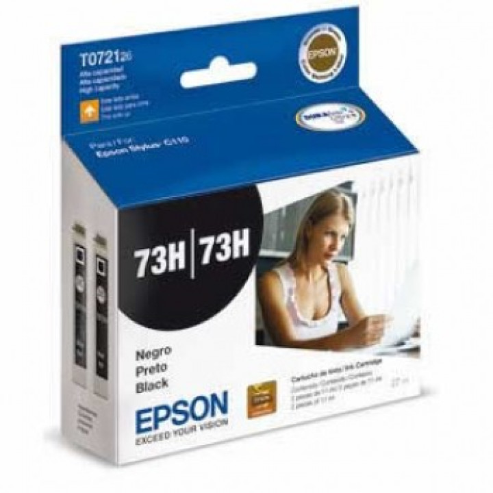 CARTUCHO EPSON T072126AL PRETO - EPSON