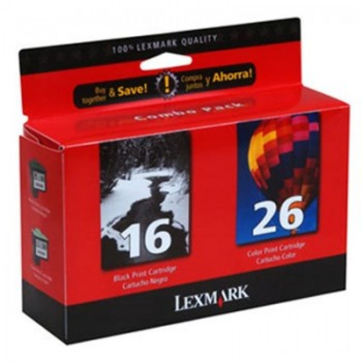 CARTUCHO LEXMARK 16 - 26 10N0202 DUAL PACK - LEXMARK
