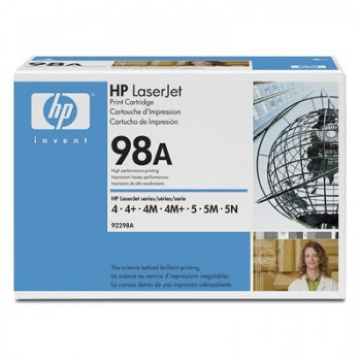 TONER HP 98A 92298A PRETO - HP