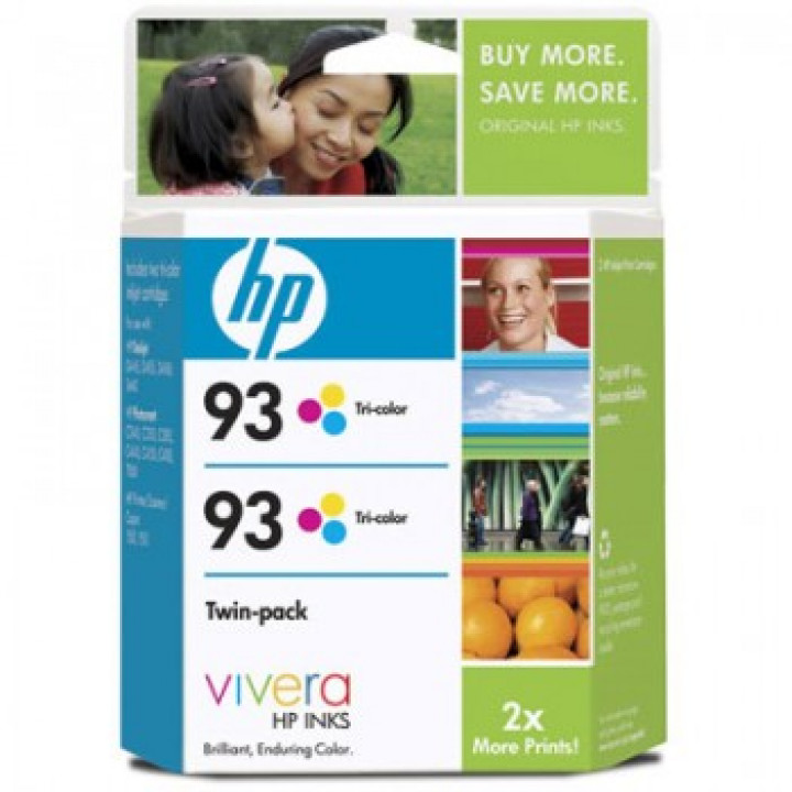 CARTUCHO HP 93 TWIN PACK CC581FL COLOR - HP