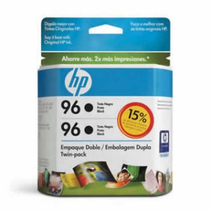 CARTUCHO HP 96 TWIN PACK (2XC8767WL) C9348FL PRETO - HP