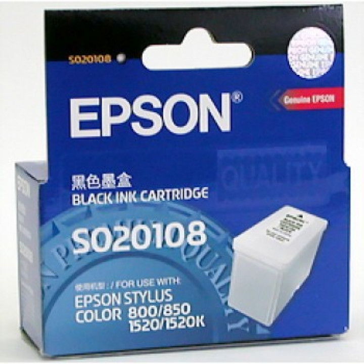 CARTUCHO EPSON S020108 PRETO - EPSON