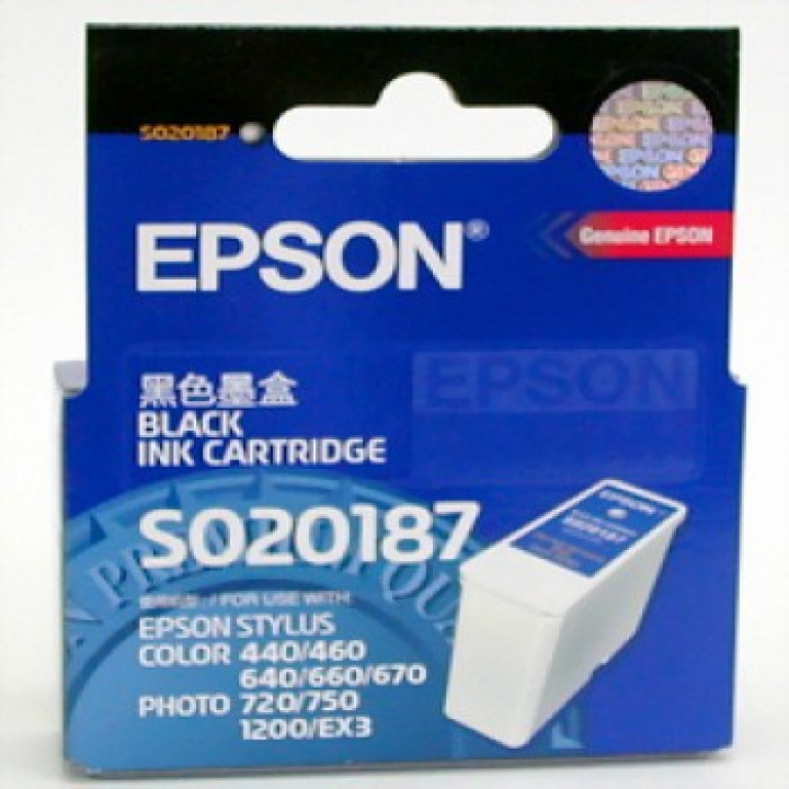 CARTUCHO EPSON S020187 PRETO - EPSON