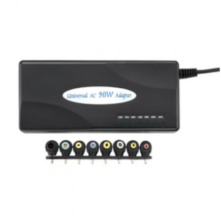 Fonte Para Notebook Universal 90W Multilaser, Preto - CB007