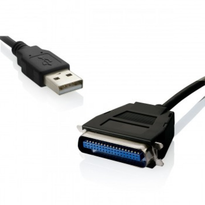 CABO CONVERSOR USB / PARALELA MULTILASER PRETO - WI198