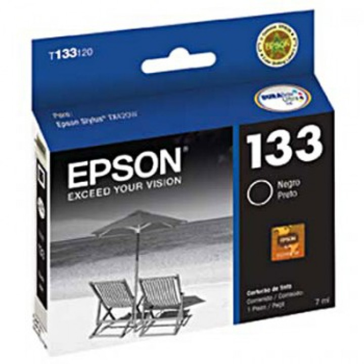 Cartucho Epson 133 Preto - T133 T133120