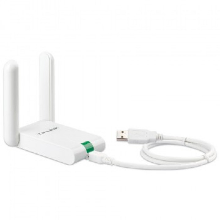 Adaptador de Rede Sem Fio TP-Link 300MBPS, Com 2 Antenas, Branco - TL-WN822N