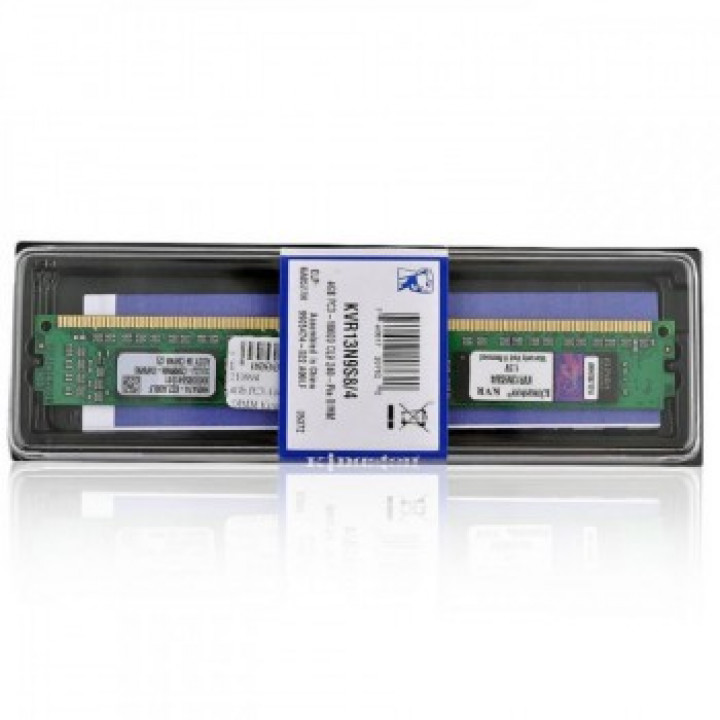Memória Kingston, 4GB, 1333MHz, DDR3, CL9 Paralela - KVR13N9S8/4