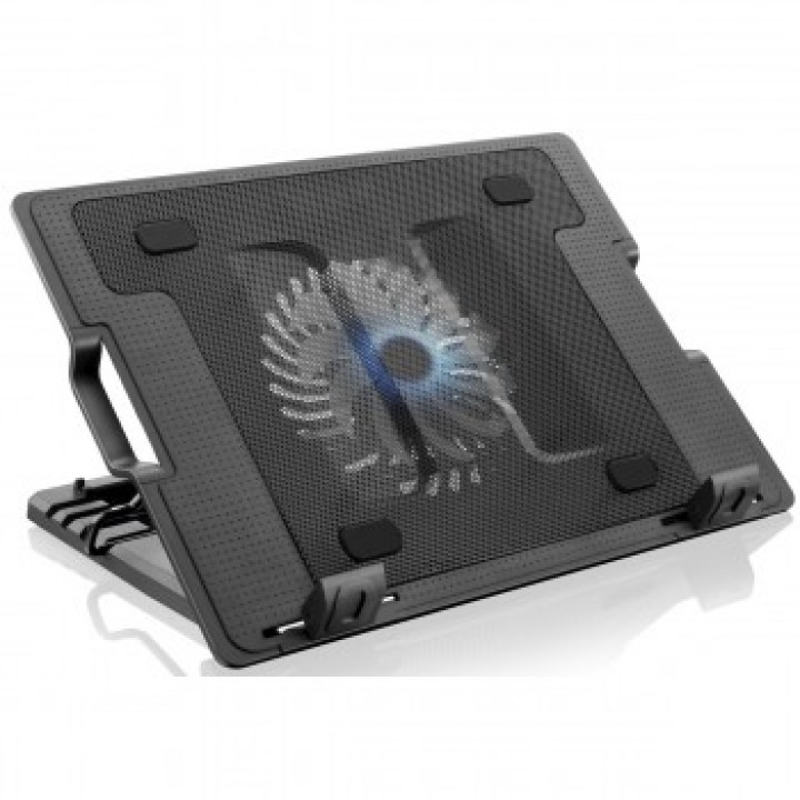 Base Para Notebook Multilaser 17" Com Cooler, LED Luminoso, Preto - AC166