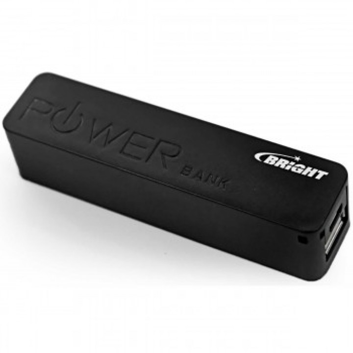 Carregador Power Bank Bright, Preto - 0357