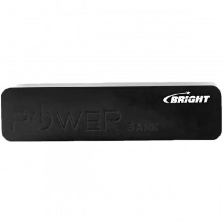 Carregador Power Bank Bright, Preto - 0357
