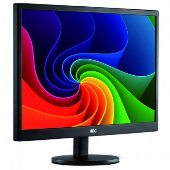 Monitor AOC 21.5" LED, Full HD, HDMI/VGA, Preto - E2270SWHEN