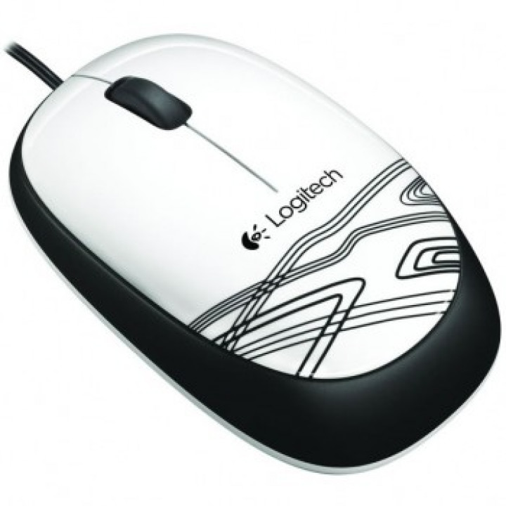 Mouse Logitech M105, 3 Botões, USB, Branco - 910-003138