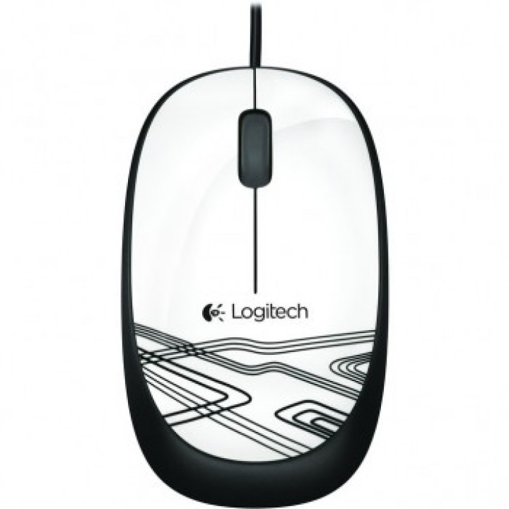 Mouse Logitech M105, 3 Botões, USB, Branco - 910-003138