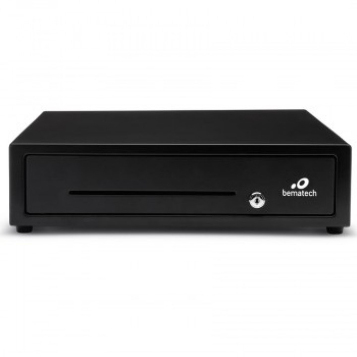 Gaveta de Dinheiro Automática Bematech GD-56, Com chave, RJ12, 5x nichos de Cédulas, 6x nichos de Moedas, Preto