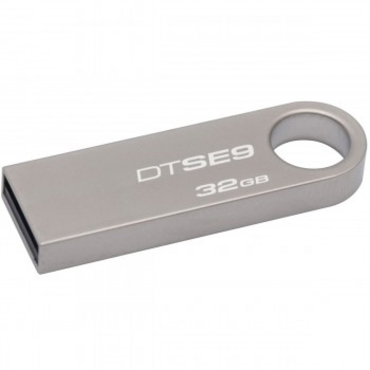 Pen Drive Kingston 32GB DataTraveler SE9, USB 2.0, Prata - DTSE9H/32GBZ