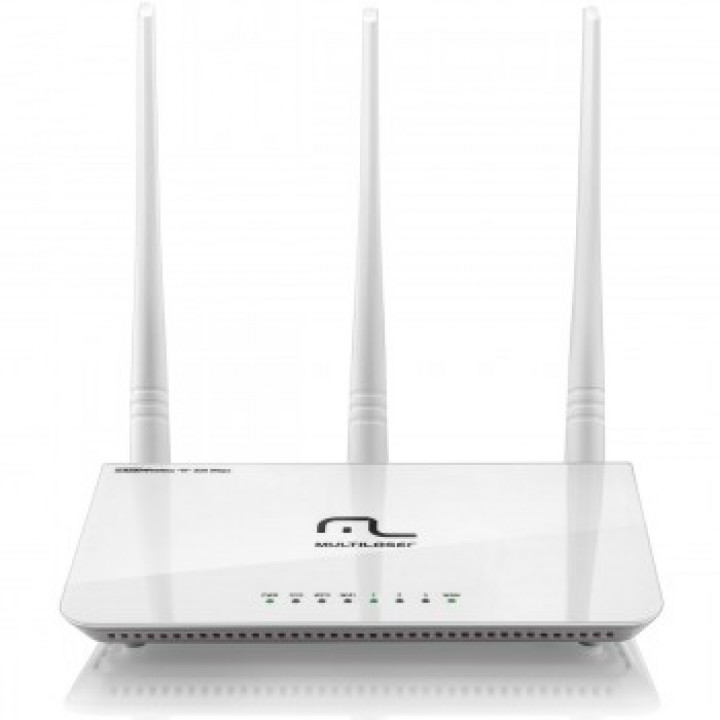 Roteador Wireless Multilaser 300MBPS, 3 Antenas, 5DBI 2.4GHz - RE163V